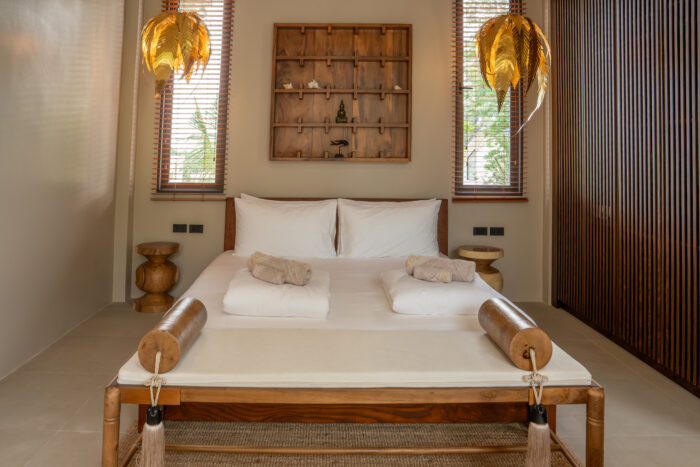 Luxury villa interior in Thailand combining tropical design with modern comfort