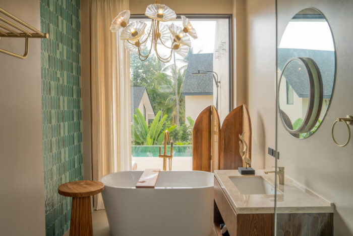 Luxury Kuul Villa-in-thailand | Bathroom view