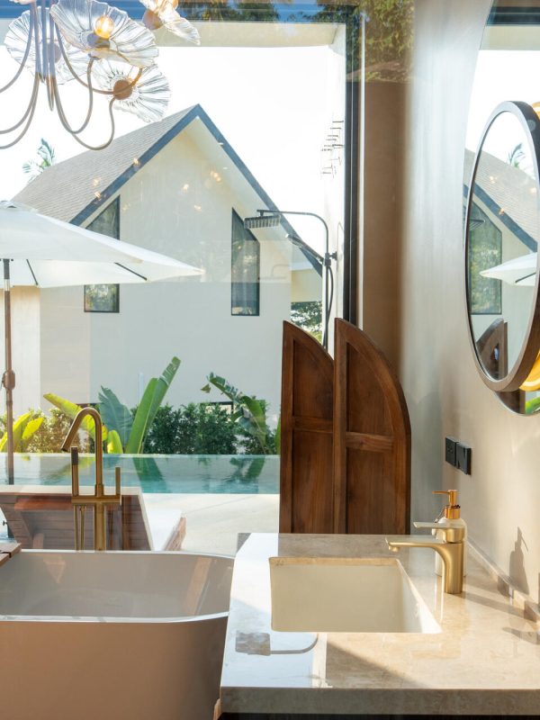 Luxury Kuul Villa-in-thailand | Bathroom view