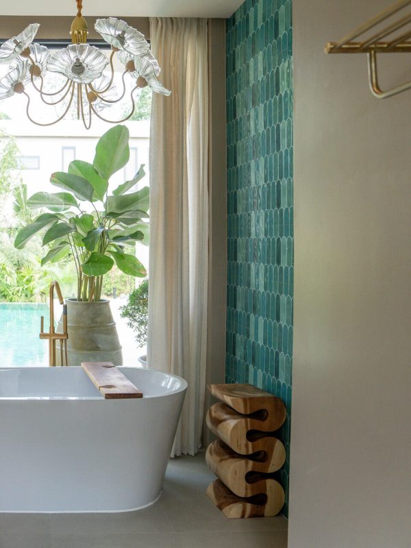 Luxury Kuul Villa-in-thailand | Bathroom view